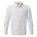 Optic White - Front - Craghoppers Mens NosiLife Nuoro Long Sleeved Shirt