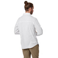 Optic White - Side - Craghoppers Mens NosiLife Nuoro Long Sleeved Shirt