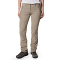 Mushroom - Back - Craghoppers Womens-Ladies NosiLife Pro II Capri Convertible Trousers