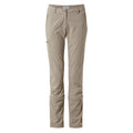 Mushroom - Front - Craghoppers Womens-Ladies NosiLife Pro II Capri Convertible Trousers