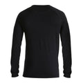 Black - Back - Craghoppers Mens Crew Neck Long Sleeved Baselayer II Top