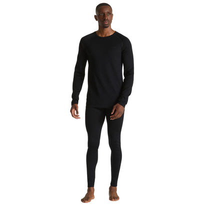 Black - Pack Shot - Craghoppers Mens Merino Baselayer Tights