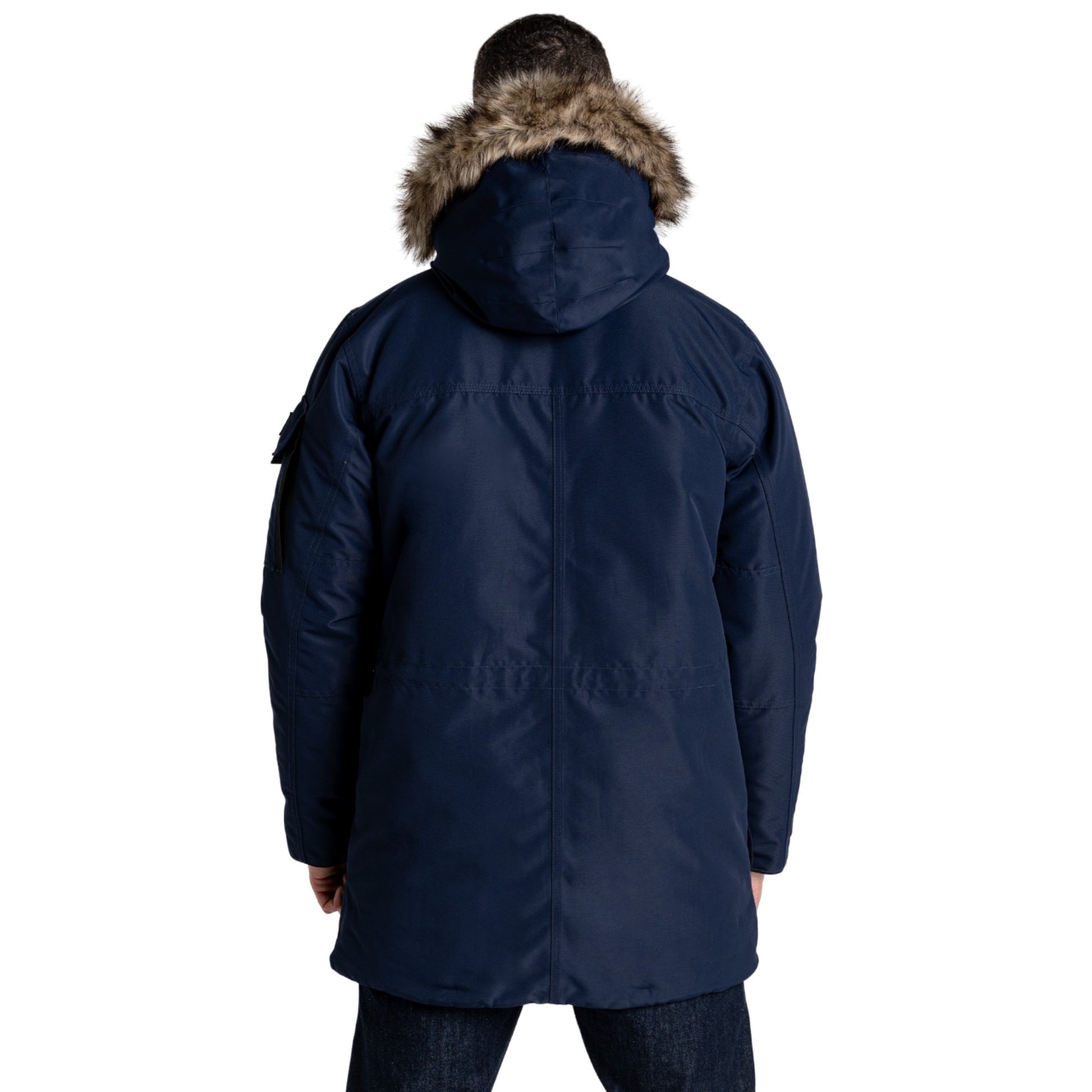 Blue Navy - Back - Craghoppers Mens Bishorn Waterproof Jacket