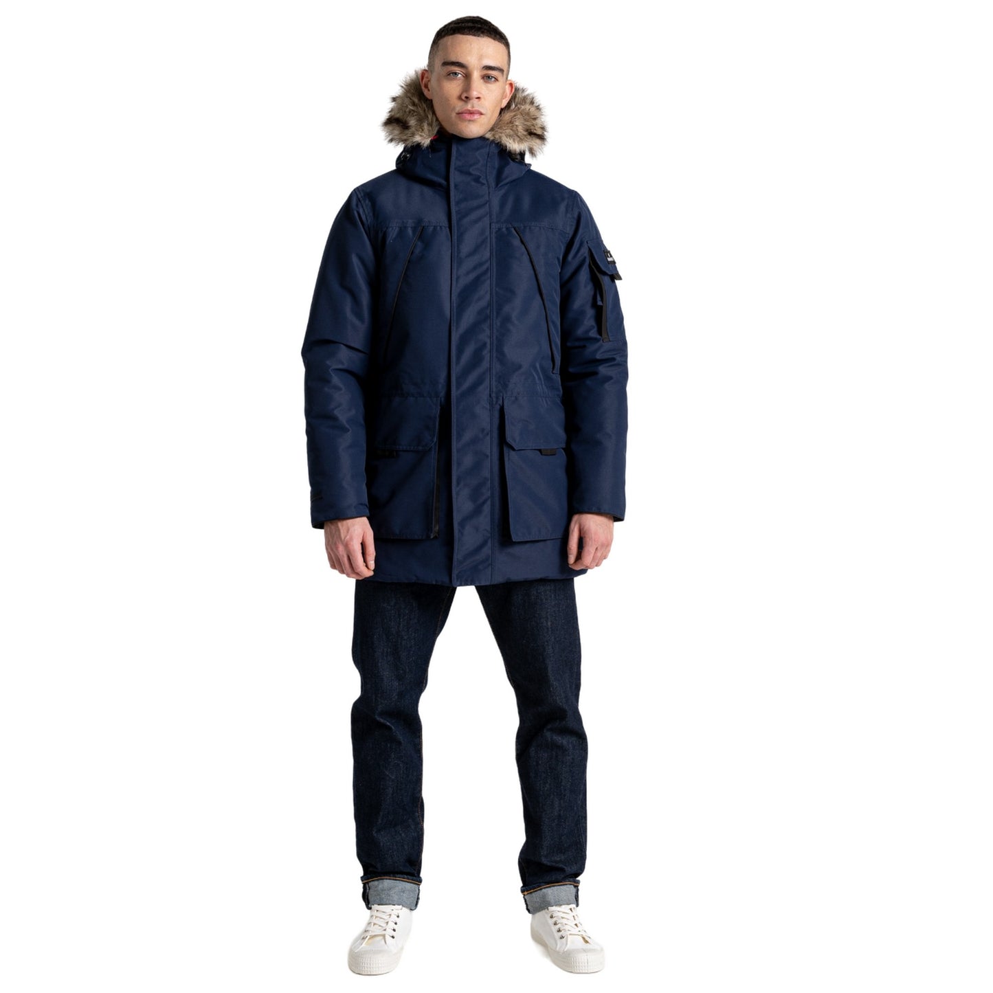 Blue Navy - Lifestyle - Craghoppers Mens Bishorn Waterproof Jacket