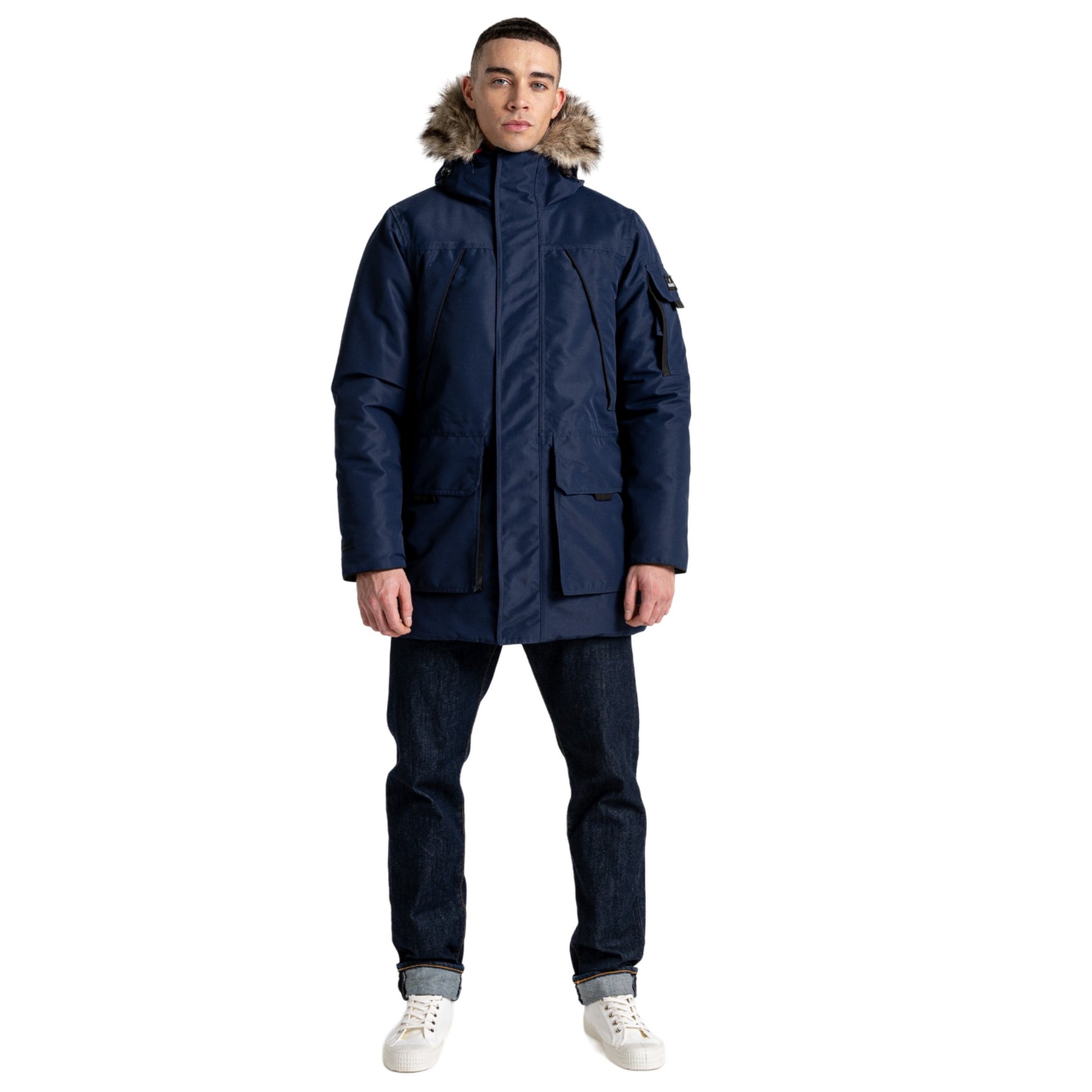 Blue Navy - Lifestyle - Craghoppers Mens Bishorn Waterproof Jacket