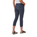 Soft Navy - Side - Craghoppers Womens-Ladies NosiLife Clara Crop Trousers