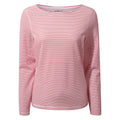 Rio Red Stripe - Front - Craghoppers Womens-Ladies NosiLife Erin Long Sleeved Top