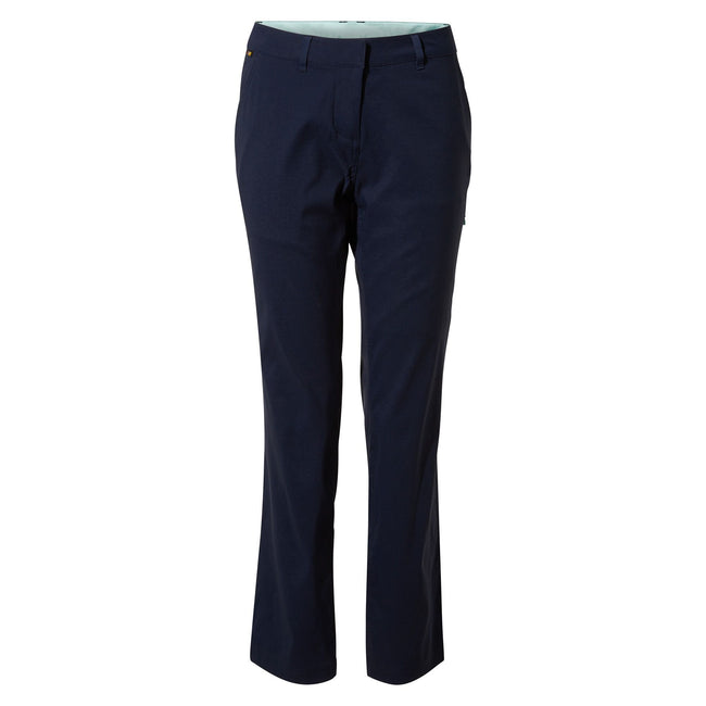Blue Navy - Front - Craghoppers Womens-Ladies Verve Trousers