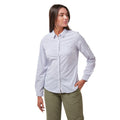 Paradise Blue Print - Back - Craghoppers Womens-Ladies NosiLife Gisele Long Sleeved Shirt