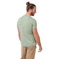 Agave Green Stripe - Side - Craghoppers Mens NosiLife Ina Short Sleeved T-Shirt