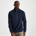 Navy Blue - Back - Craghoppers Mens Stromer Half Zip Fleece