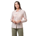 Seashell Pink - Back - Craghoppers Womens-Ladies NosiLife Pro III Long Sleeved Shirt