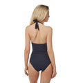 Navy - Side - Craghoppers Womens-Ladies Briganha Nosilife One Piece Swimsuit