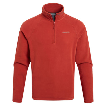 Dark Feldspar - Front - Craghoppers Mens Corey VI Half Zip Fleece Top