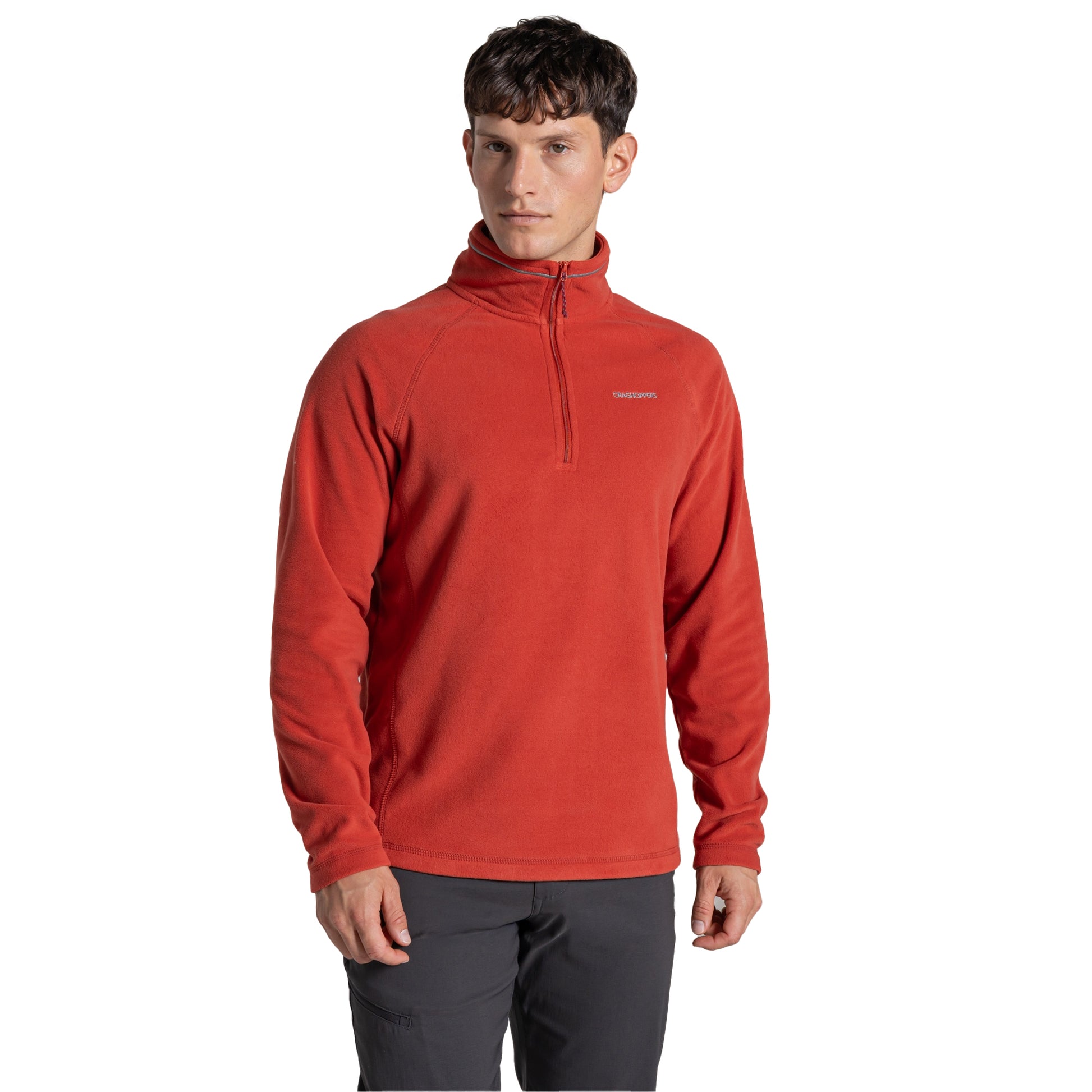 Dark Feldspar - Side - Craghoppers Mens Corey VI Half Zip Fleece Top