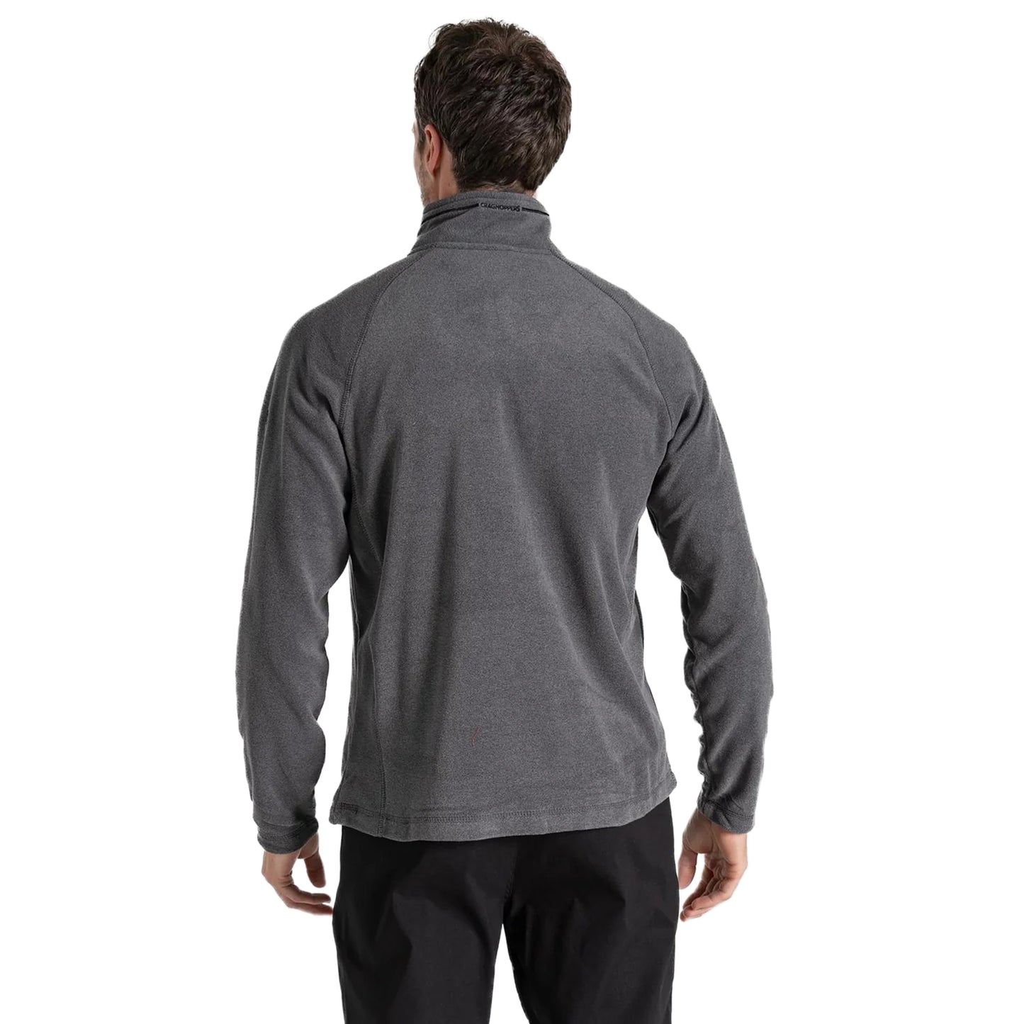 Black Pepper Marl - Side - Craghoppers Mens Corey VI Half Zip Fleece Top