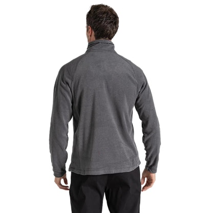 Black Pepper Marl - Side - Craghoppers Mens Corey VI Half Zip Fleece Top