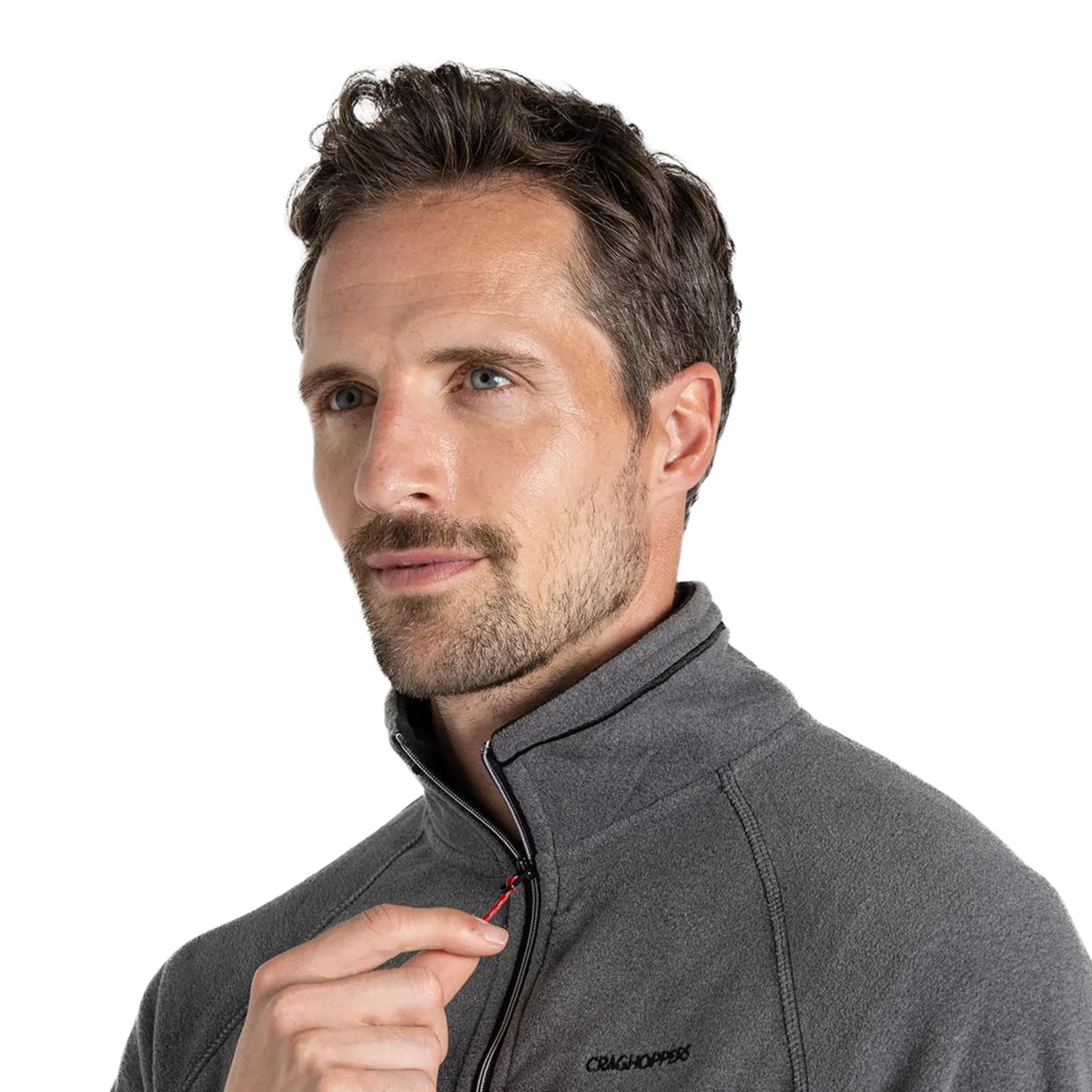 Black Pepper Marl - Lifestyle - Craghoppers Mens Corey VI Half Zip Fleece Top