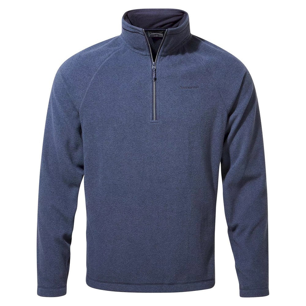 Blue Navy Marl - Front - Craghoppers Mens Corey VI Half Zip Fleece Top