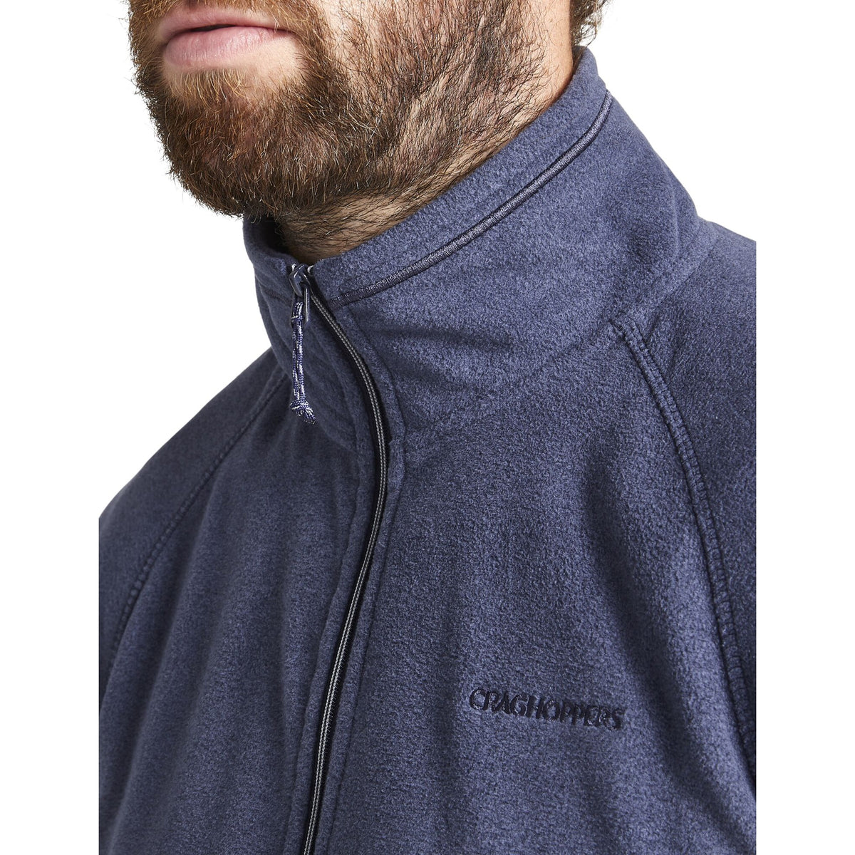 Blue Navy Marl - Lifestyle - Craghoppers Mens Corey VI Half Zip Fleece Top