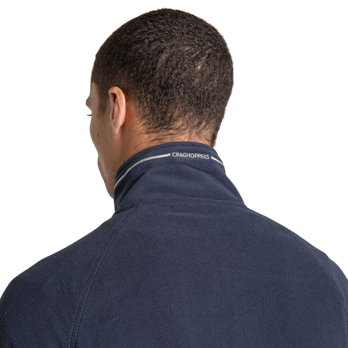 Dark Navy-Blue Navy Marl - Lifestyle - Craghoppers Mens Corey VI Half Zip Fleece Top