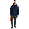 Blue Navy-Linckia Blue - Side - Craghoppers Mens Lorton Waterproof Jacket