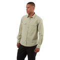 Oatmeal Grey - Back - Craghoppers Mens Kiwi Long-Sleeved Shirt