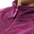 Blackcurrant - Lifestyle - Craghoppers Girls Gibb Marl Half Zip Fleece Top