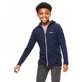 Dark Navy - Side - Craghoppers Childrens-Kids Symmon Hooded Jacket