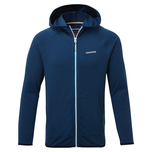 Poseidon Blue - Front - Craghoppers Childrens-Kids Symmon Hooded Jacket
