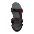 Dark Grey-Pompeian Red - Lifestyle - Craghoppers Mens Locke Sandals