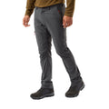 Dark Grey - Back - Craghoppers Mens Pro Active Nosilife Trousers