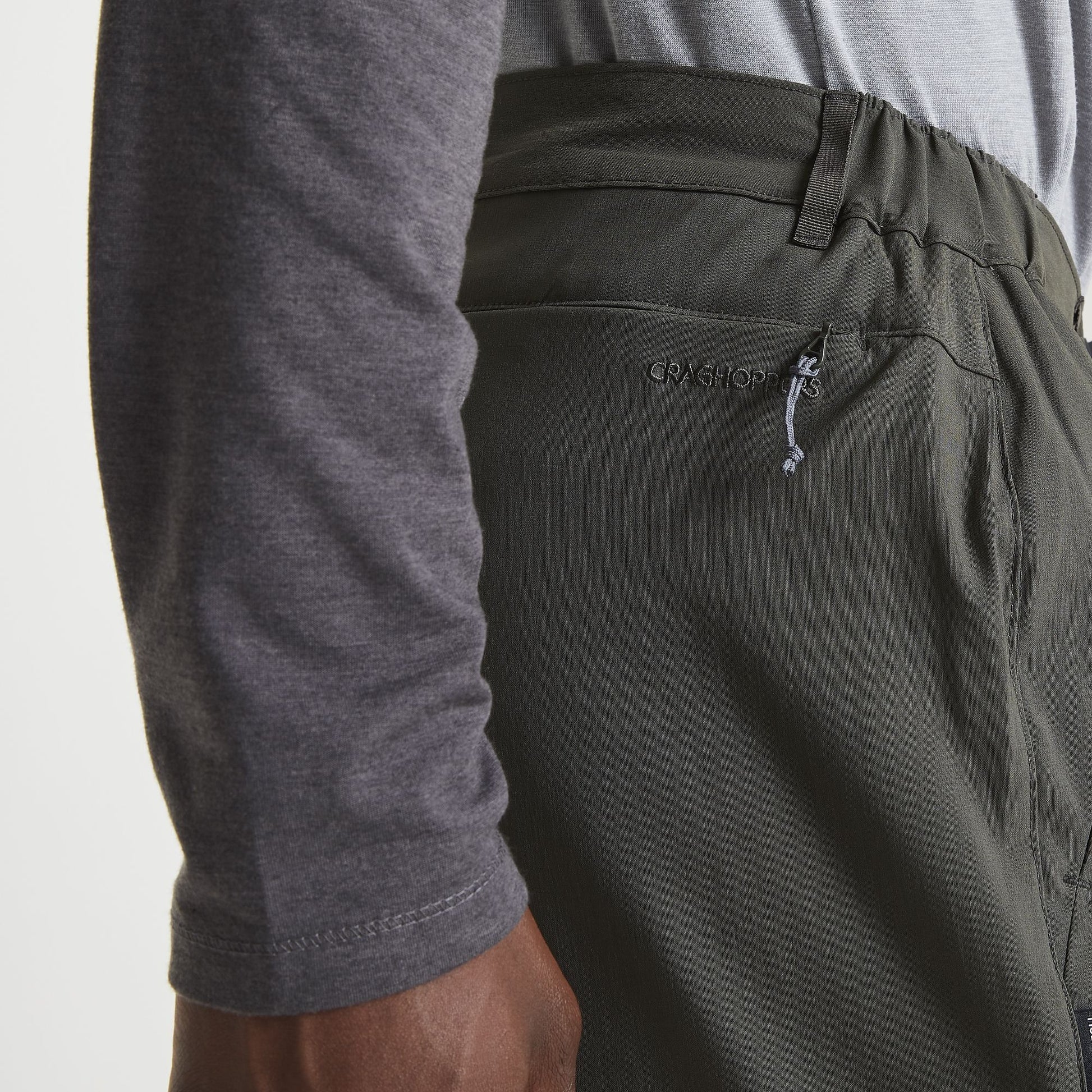 Dark Khaki - Lifestyle - Craghoppers Mens Kiwi Pro II Trousers