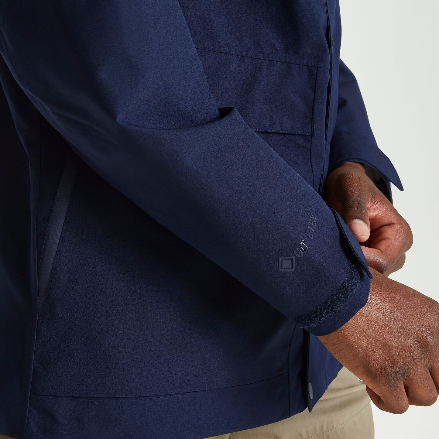 Navy - Pack Shot - Craghoppers Mens Talo GORE-TEX Jacket