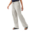 Cool White-Navy - Side - Craghoppers Womens-Ladies Linah Striped Lounge Pants