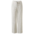 Cool White-Navy - Front - Craghoppers Womens-Ladies Linah Striped Lounge Pants
