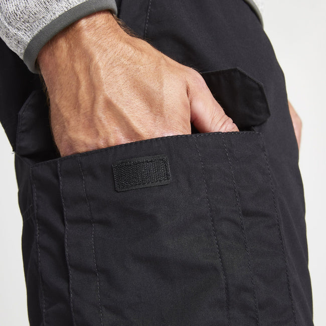 Black - Close up - Craghoppers Mens Kiwi Classic Trousers
