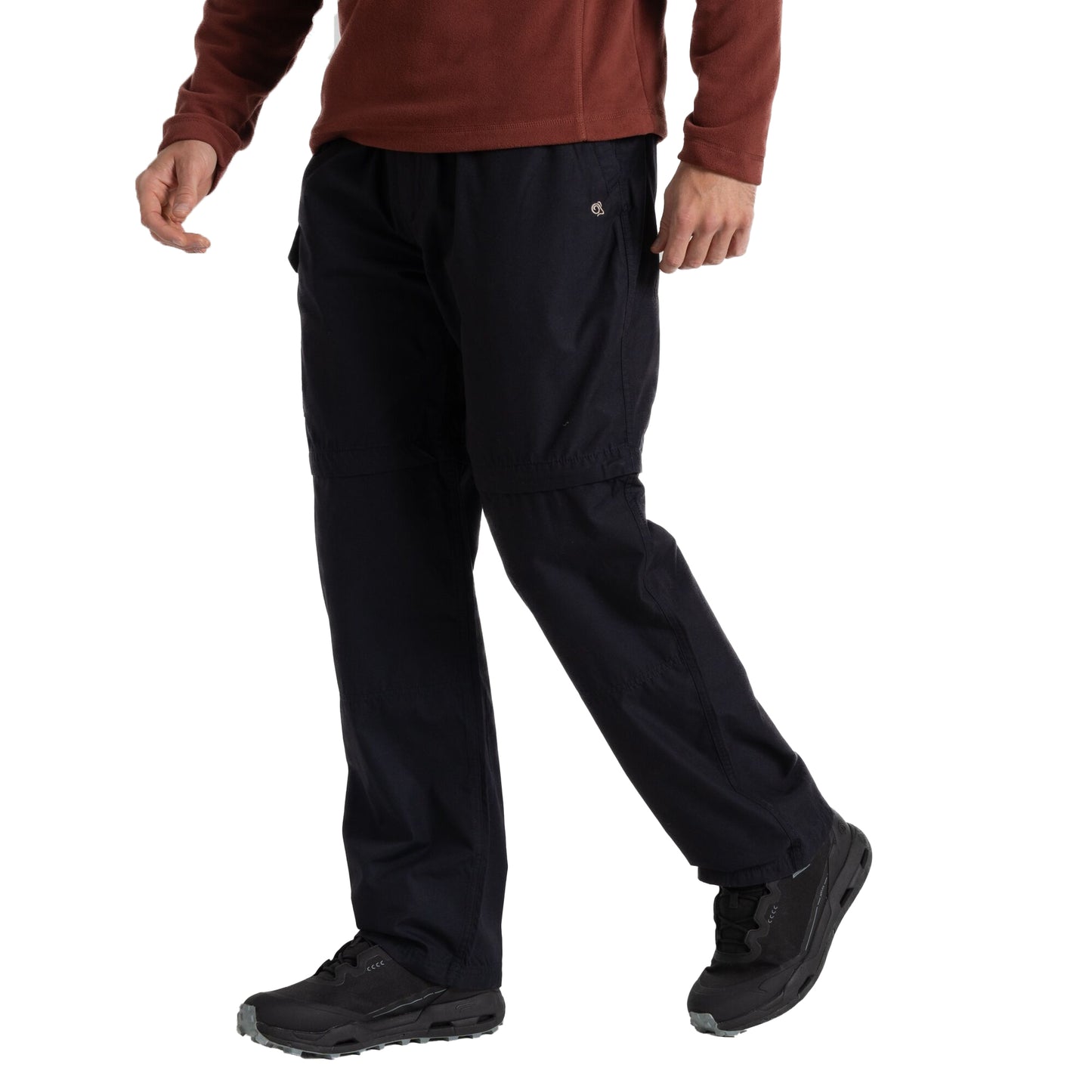 Dark Navy - Front - Craghoppers Mens Kiwi Convertible Trousers