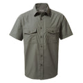 Dark Grey - Front - Craghoppers Mens Kiwi Short-Sleeved Shirt