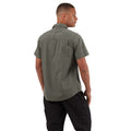 Dark Grey - Side - Craghoppers Mens Kiwi Short-Sleeved Shirt