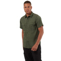 Cedar Green - Back - Craghoppers Mens Kiwi Short-Sleeved Shirt