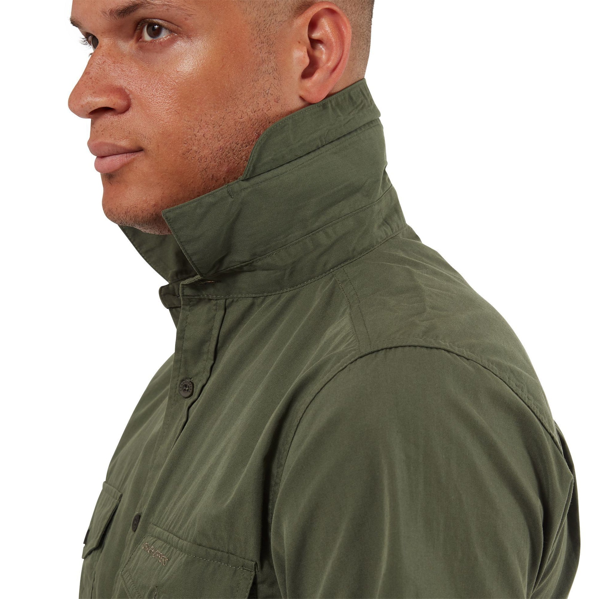 Cedar Green - Lifestyle - Craghoppers Mens Kiwi Short-Sleeved Shirt