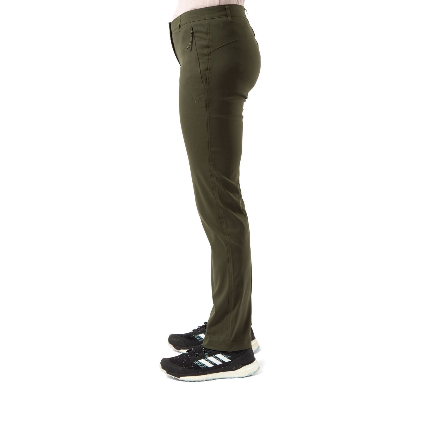 Khaki Green - Back - Craghoppers Womens-Ladies Kiwi Pro II Trousers