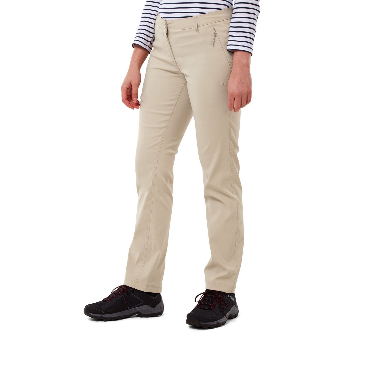 Desert Sand - Side - Craghoppers Womens-Ladies Kiwi Pro II Trousers