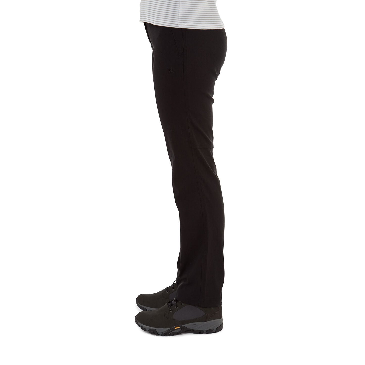 Black - Side - Craghoppers Womens-Ladies Kiwi Pro II Trousers