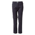 Dark Navy - Front - Craghoppers Womens-Ladies Kiwi Pro II Convertible Trousers