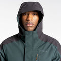 Spruce Green - Close up - Craghoppers Mens Lorton Jacket