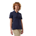 Navy - Back - Craghoppers Womens-Ladies Pro Short-Sleeved Polo Shirt