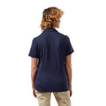 Navy - Side - Craghoppers Womens-Ladies Pro Short-Sleeved Polo Shirt