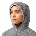 Soft Grey Marl - Pack Shot - Craghoppers Womens-Ladies Expolite Hooded Jacket